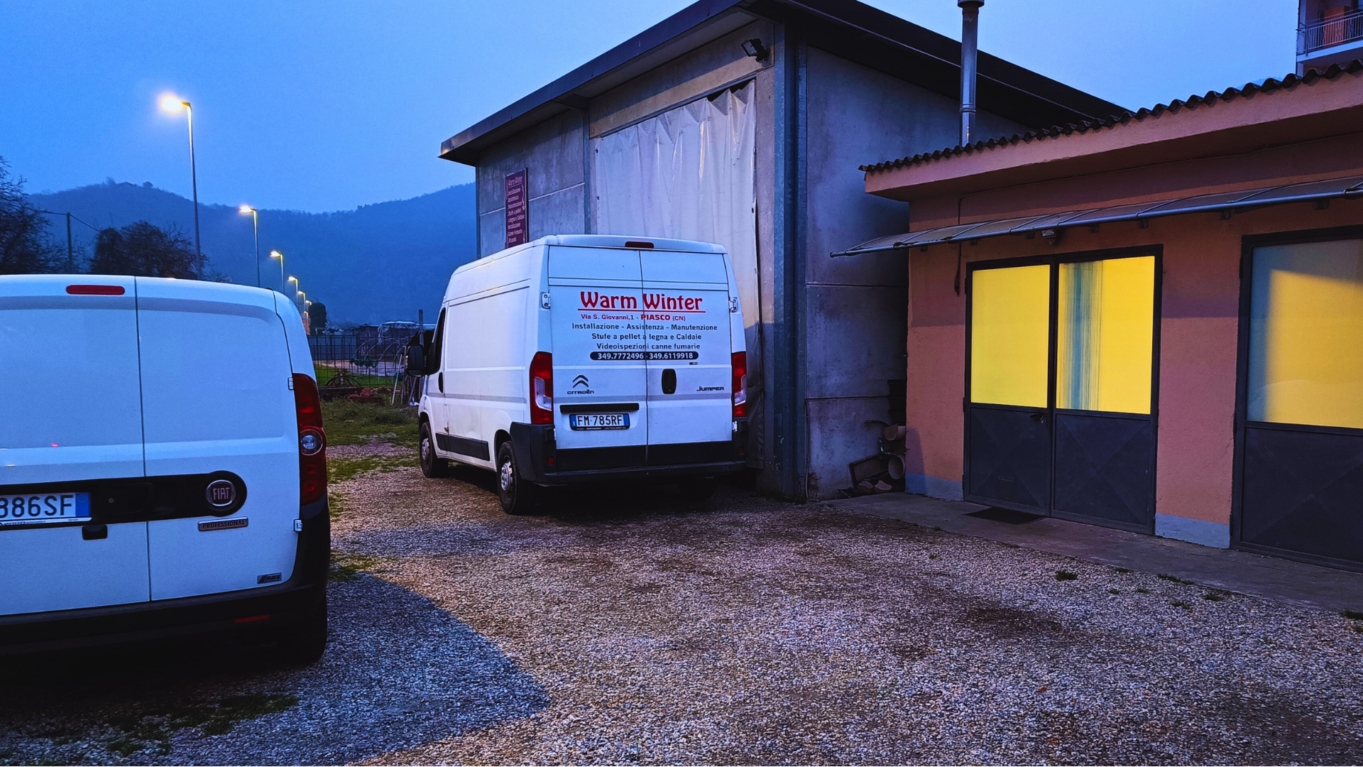 Sede Warm Winter SNC centro assistenza stufe pellet — Via San Giovanni 1, Piasco Cuneo